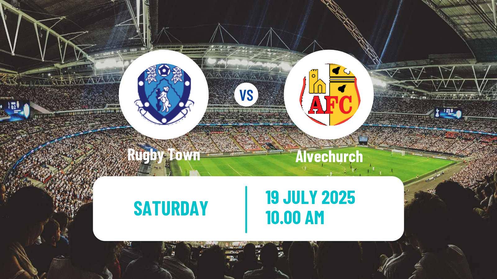 Soccer Club Friendly Rugby Town - Alvechurch
