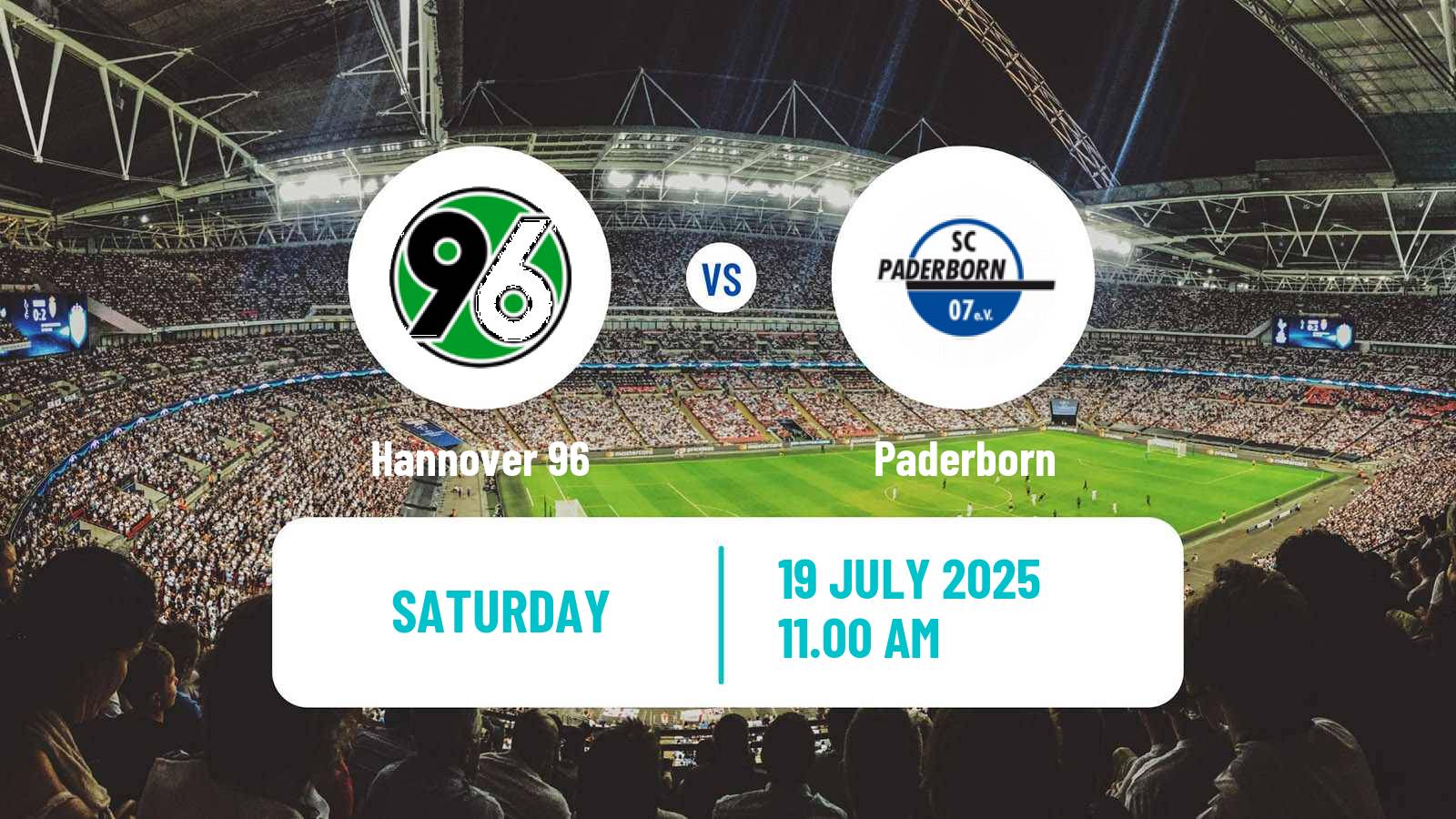 Football Club Friendly Hannover - Paderborn