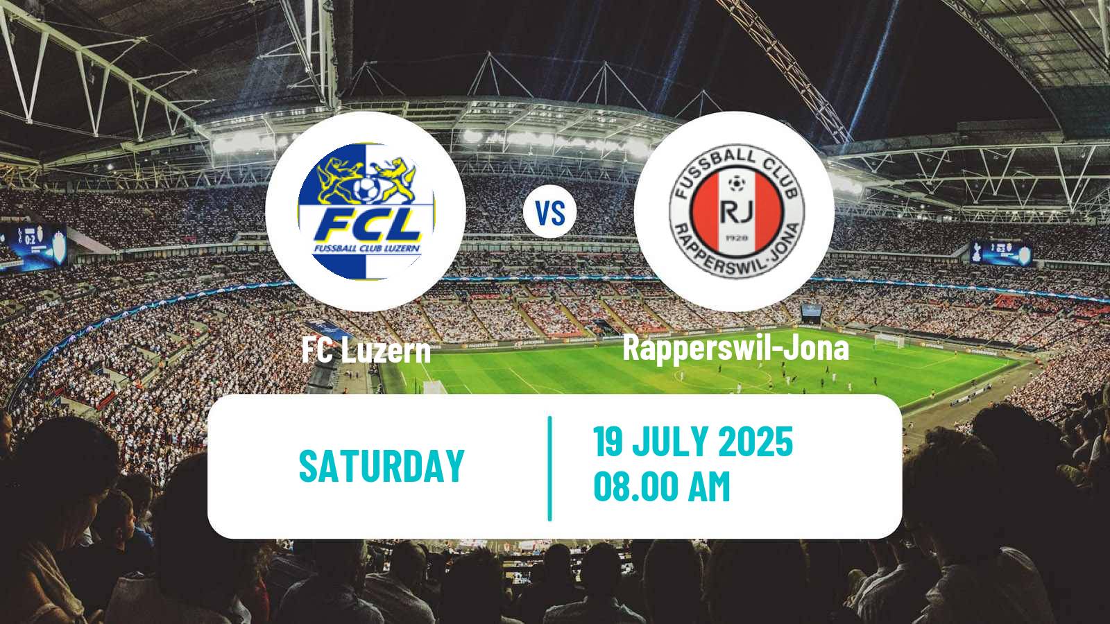 Soccer Club Friendly Luzern - Rapperswil-Jona