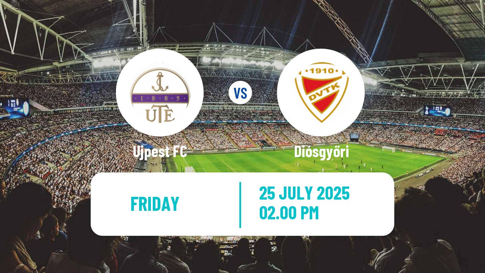 Football Hungarian NB I Ujpest - Diósgyőri
