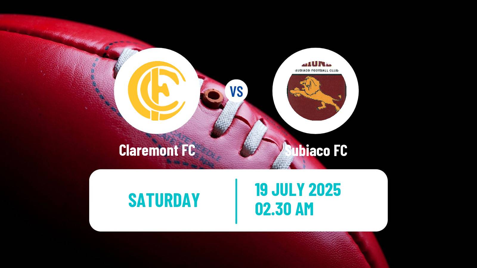 Aussie rules WAFL Claremont - Subiaco