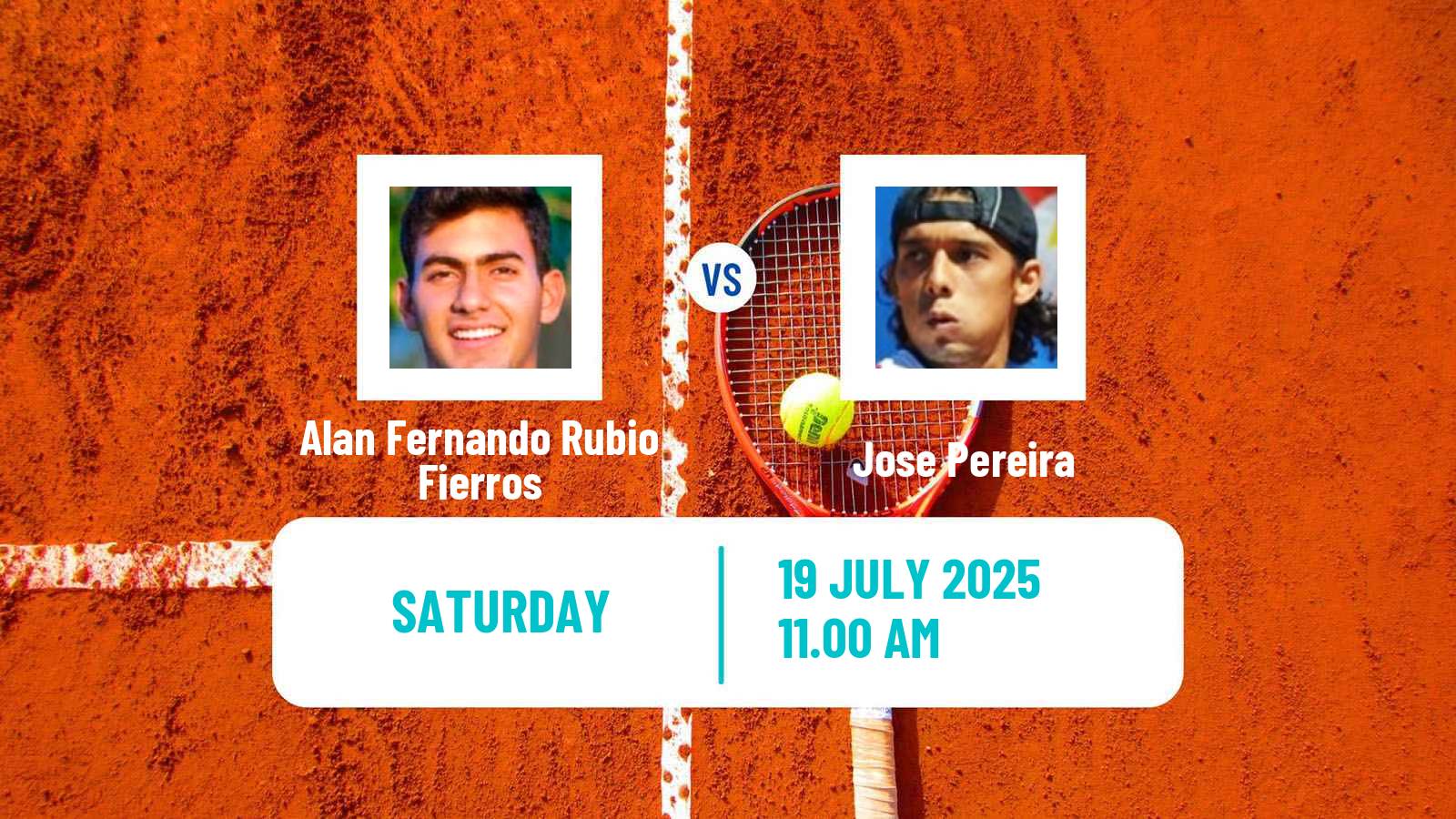Tennis ITF M15 Santa Tecla Men Alan Fernando Rubio Fierros - Jose Pereira