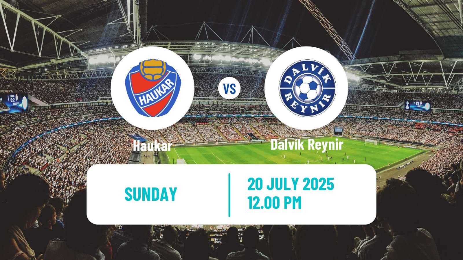 Football Icelandic Division 2 Haukar - Dalvík Reynir