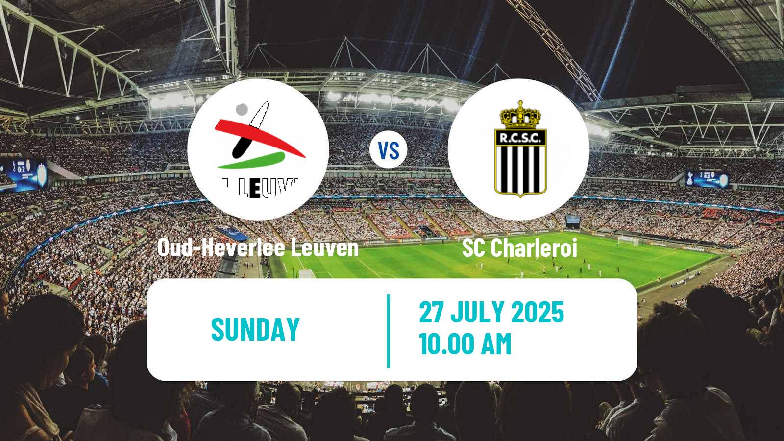 Football Belgian Jupiler Pro League Oud-Heverlee Leuven - Charleroi