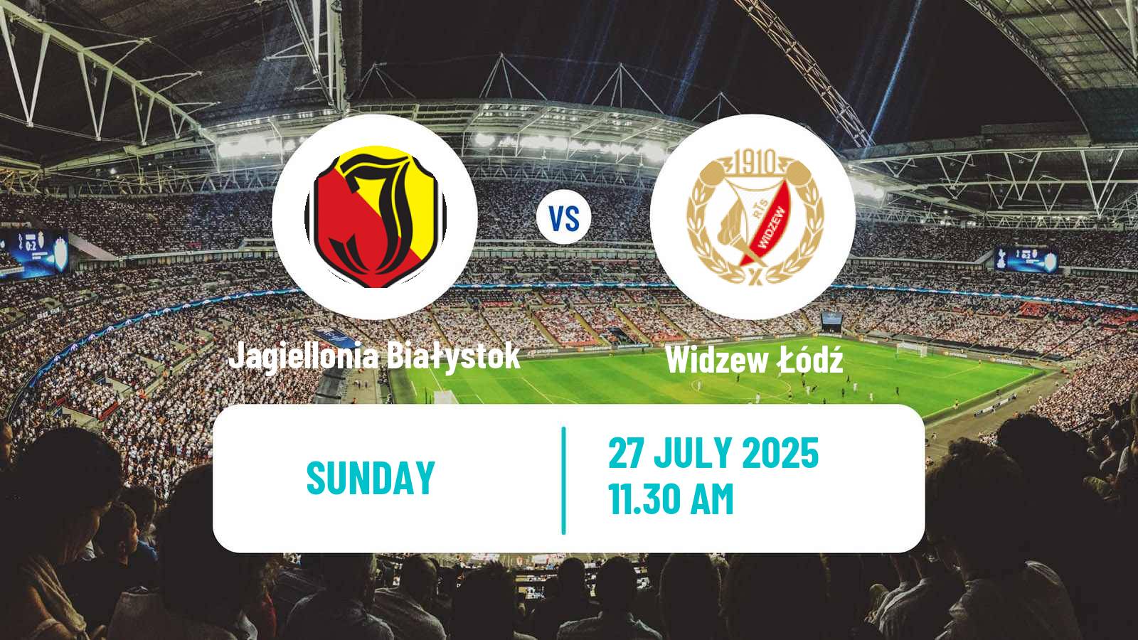 Football Polish Ekstraklasa Jagiellonia Białystok - Widzew Łódź