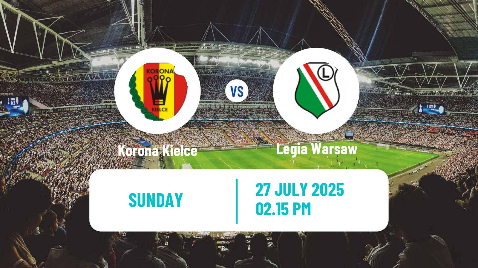Football Polish Ekstraklasa Korona Kielce - Legia Warsaw