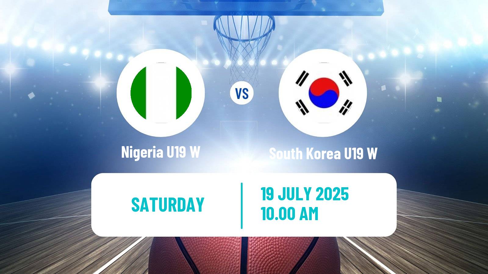 Basketball World Championship U19 Basketball Women Nigeria U19 W - South Korea U19 W