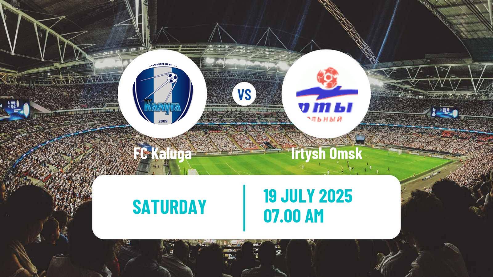Football Russian FNL 2 Division A Silver Kaluga - Irtysh Omsk
