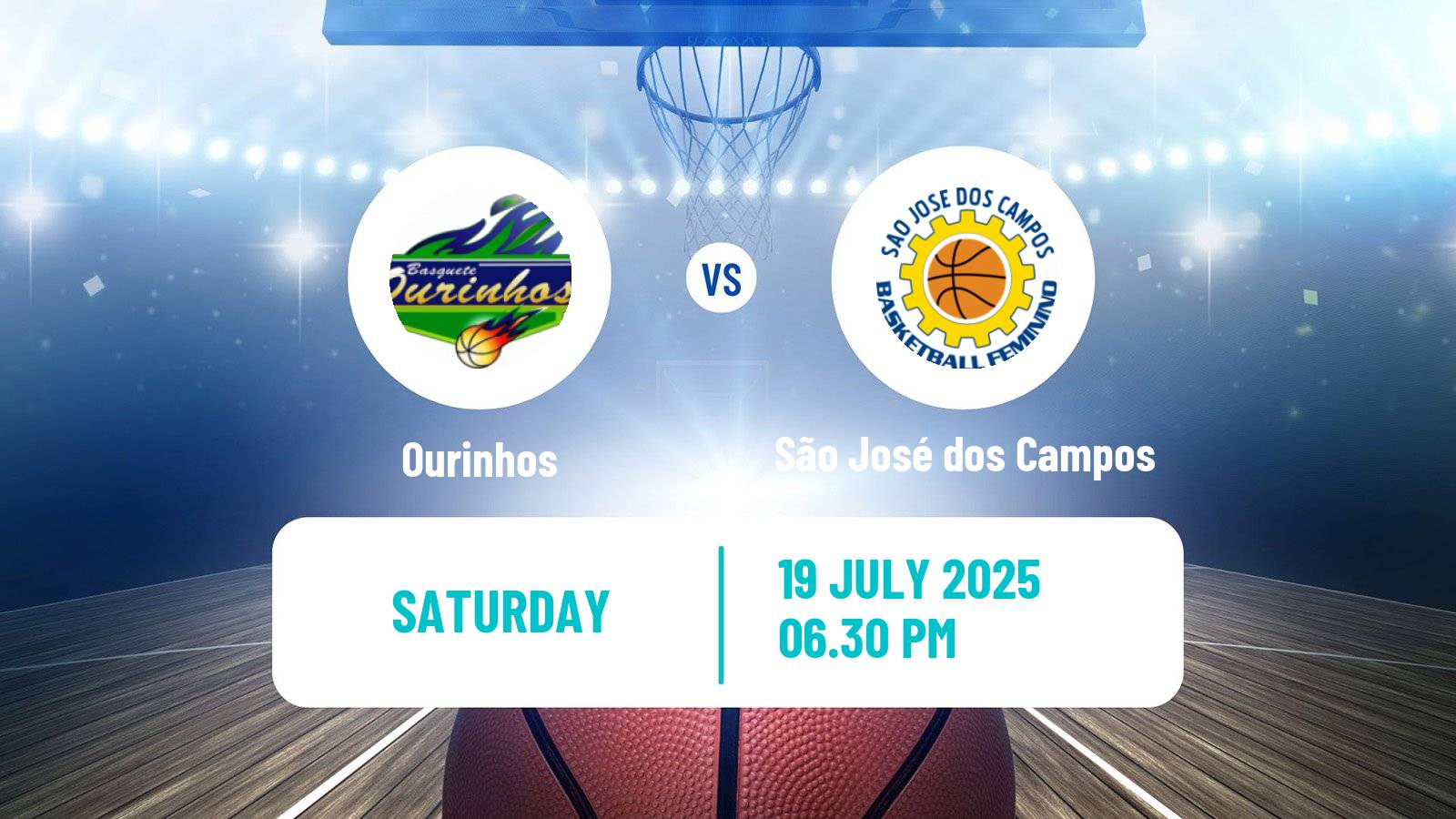 Basketball Brazilian LBF Women Ourinhos - São José dos Campos