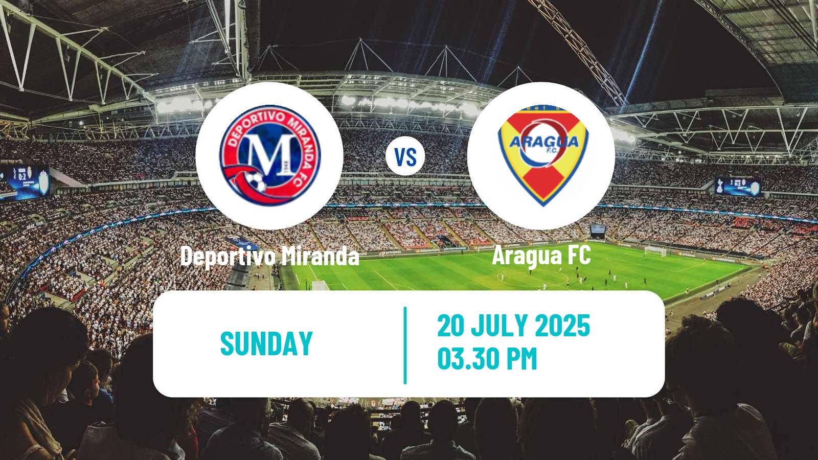 Football Venezuelan Segunda Division Deportivo Miranda - Aragua