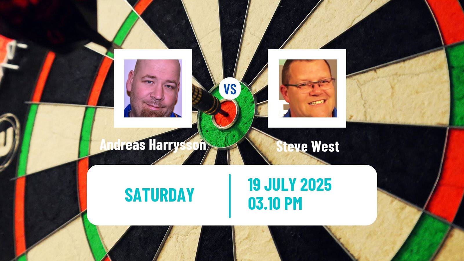 Darts Modus Super Series Andreas Harrysson - Steve West