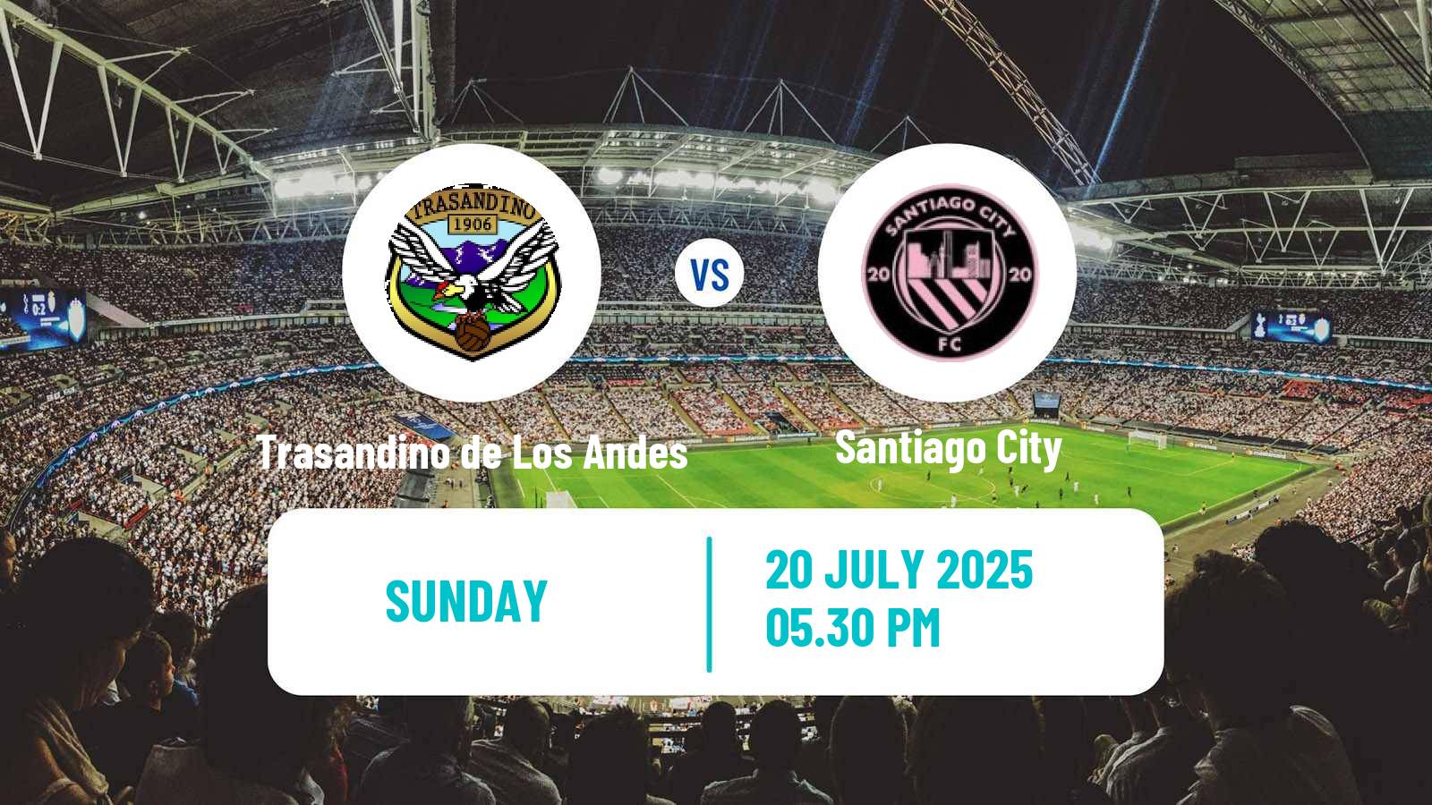 Football Chilean Segunda Division Trasandino de Los Andes - Santiago City