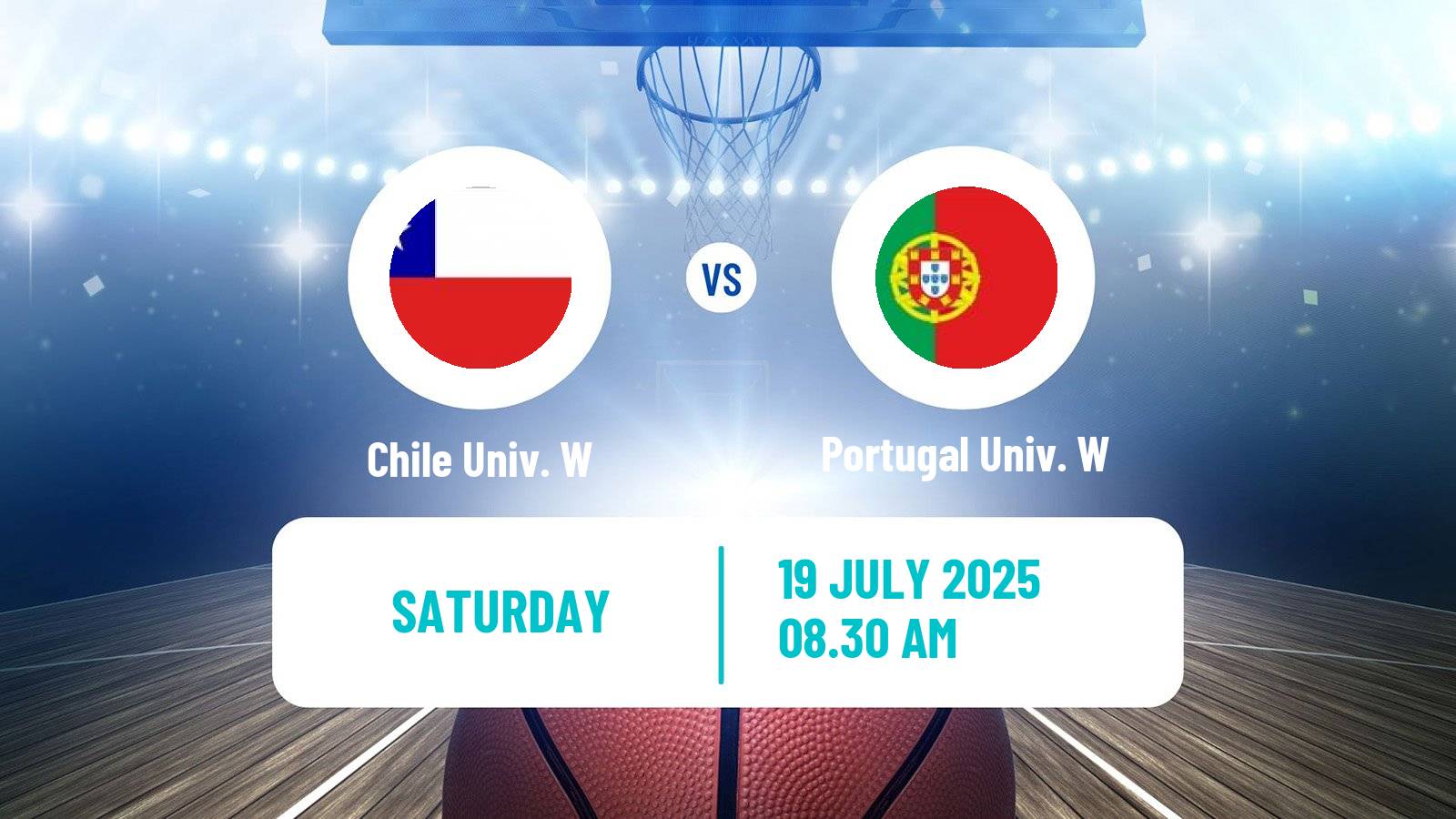 Basketball Universiade Basketball Women Chile Univ. W - Portugal Univ. W