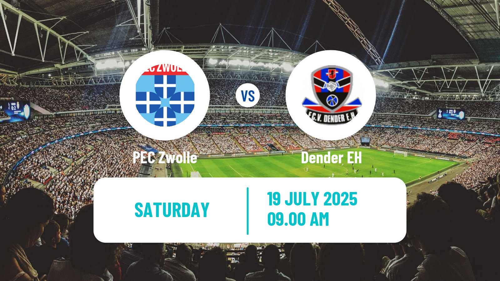 Football Club Friendly Zwolle - Dender EH