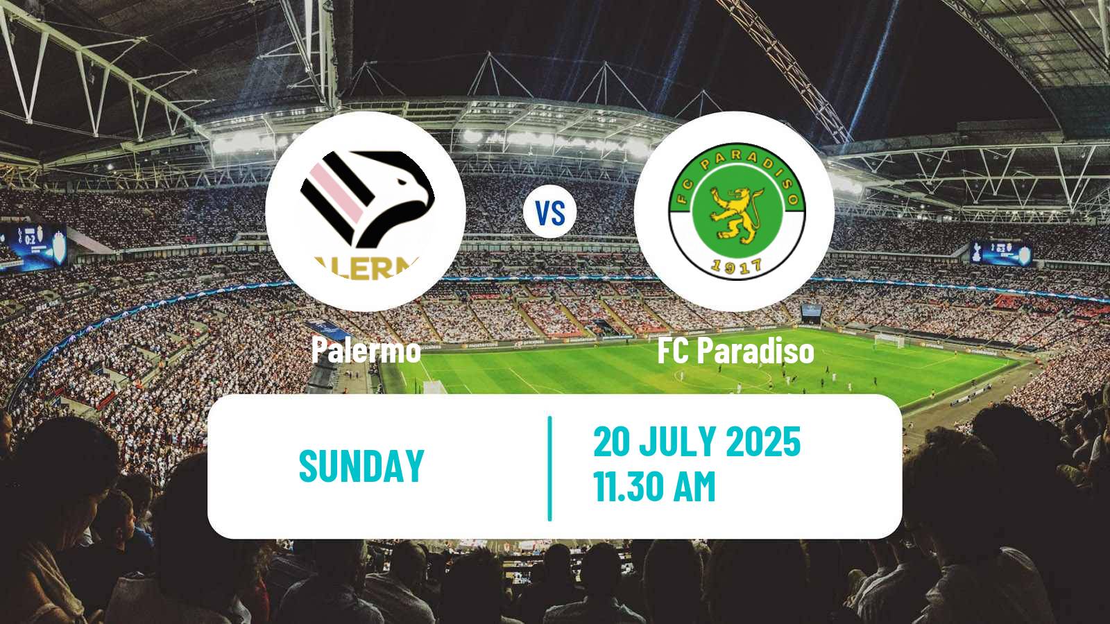 Football Club Friendly Palermo - Paradiso