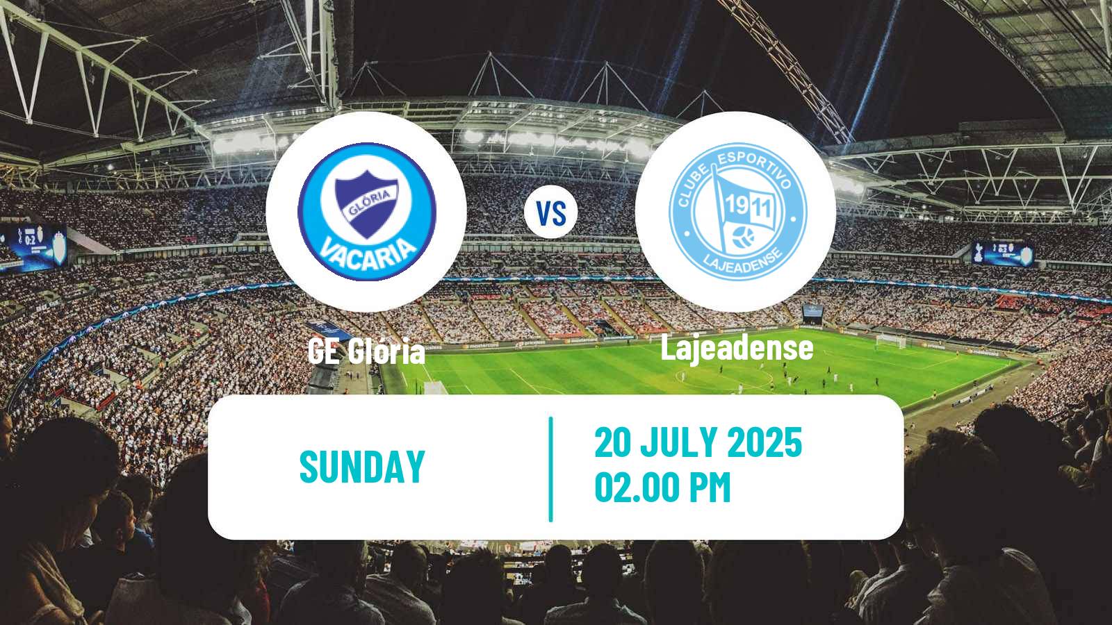 Football Brazilian Campeonato Gaucho 2 GE Glória - Lajeadense