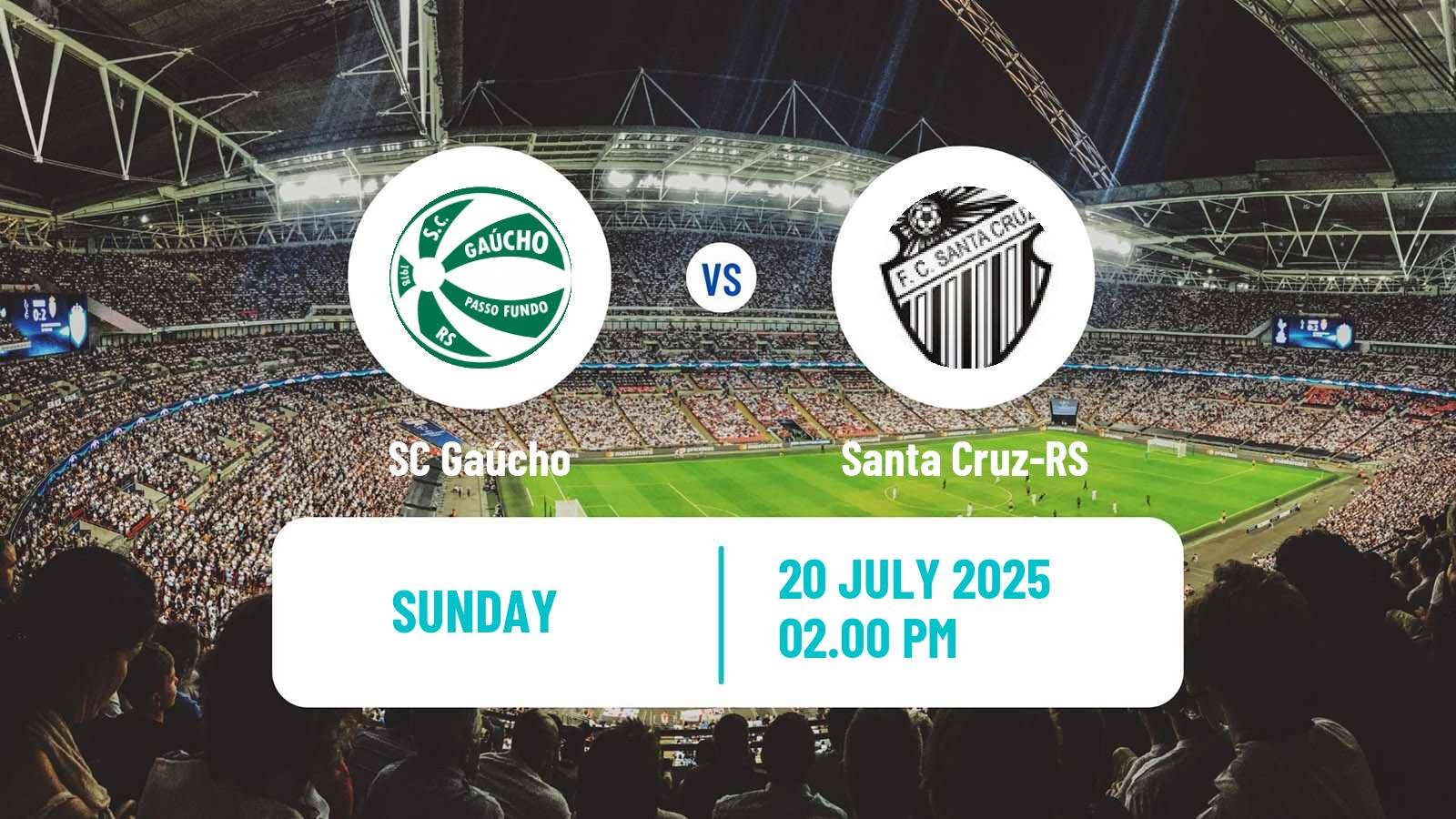 Football Brazilian Campeonato Gaucho 2 Gaúcho - Santa Cruz-RS