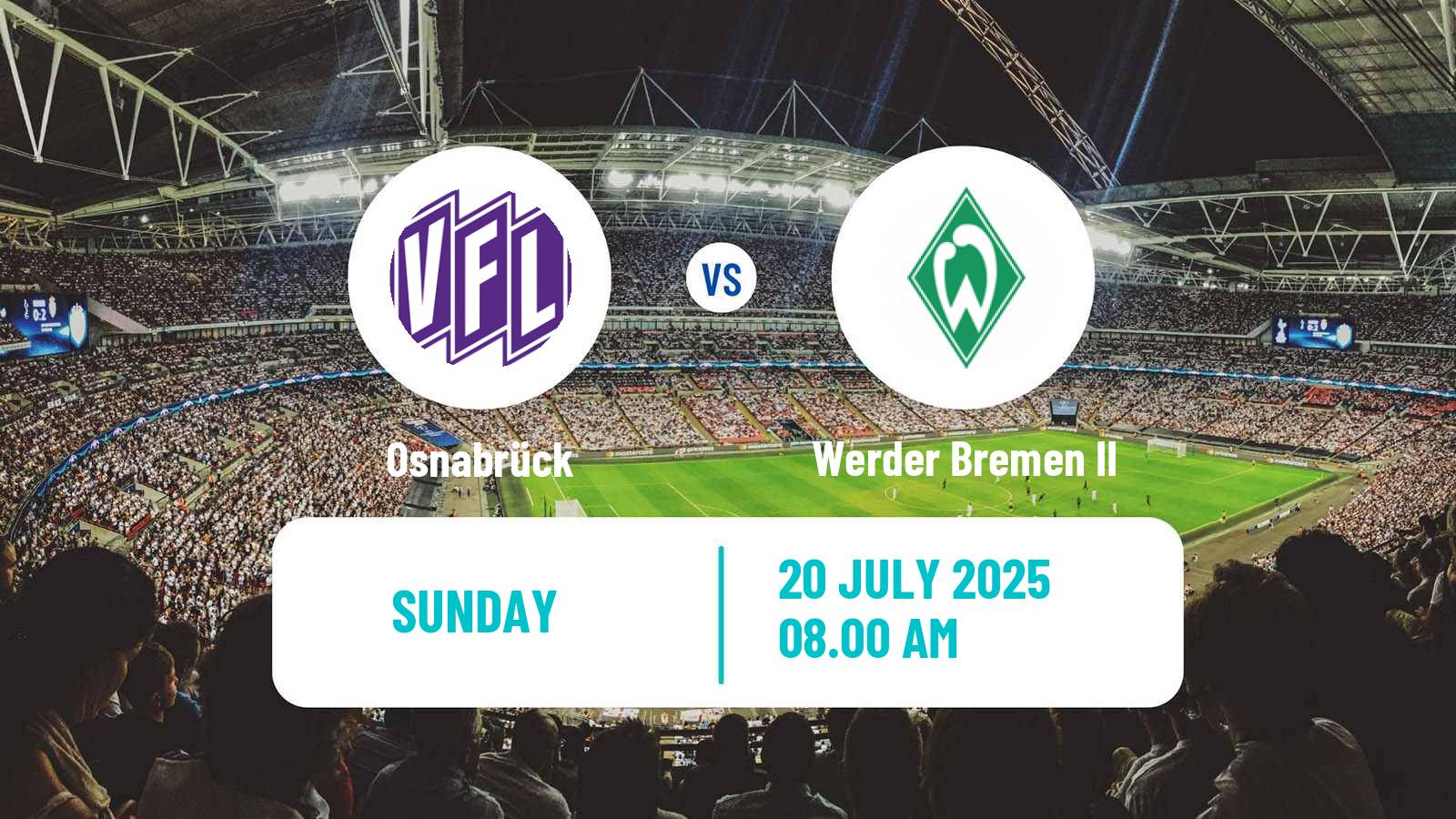 Football Club Friendly Osnabrück - Werder Bremen II