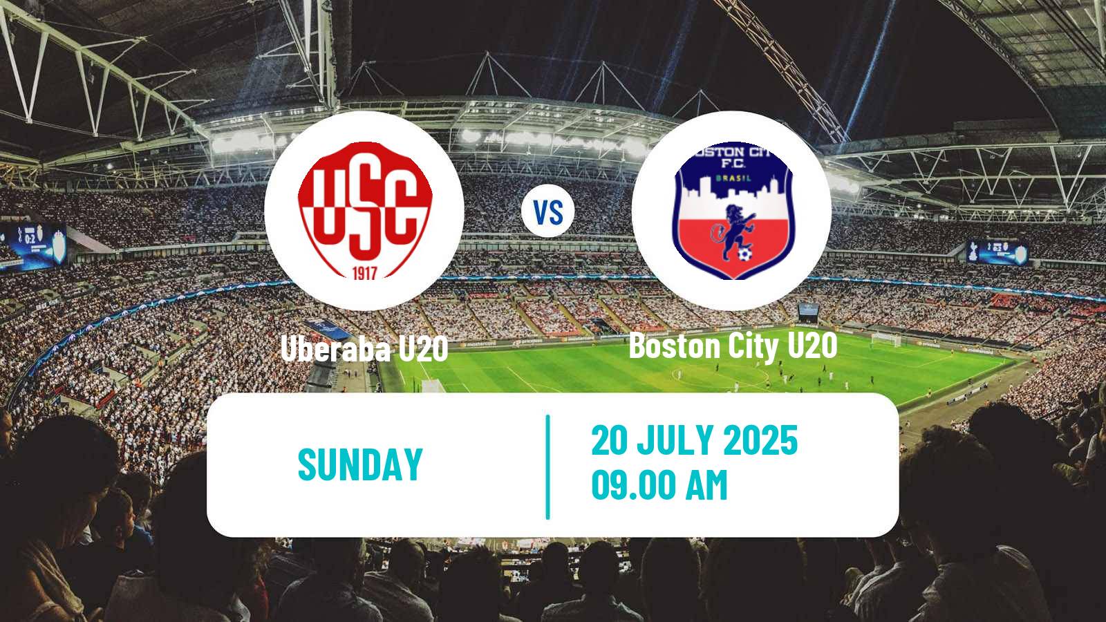 Football Brazilian Mineiro U20 Uberaba U20 - Boston City U20