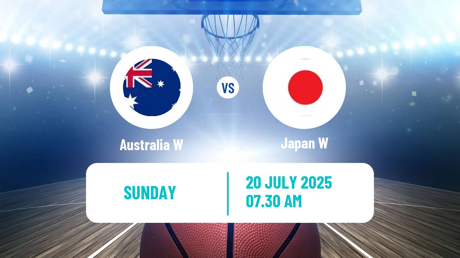Basketball Asia Cup Basketball Women Australia W - Japan W