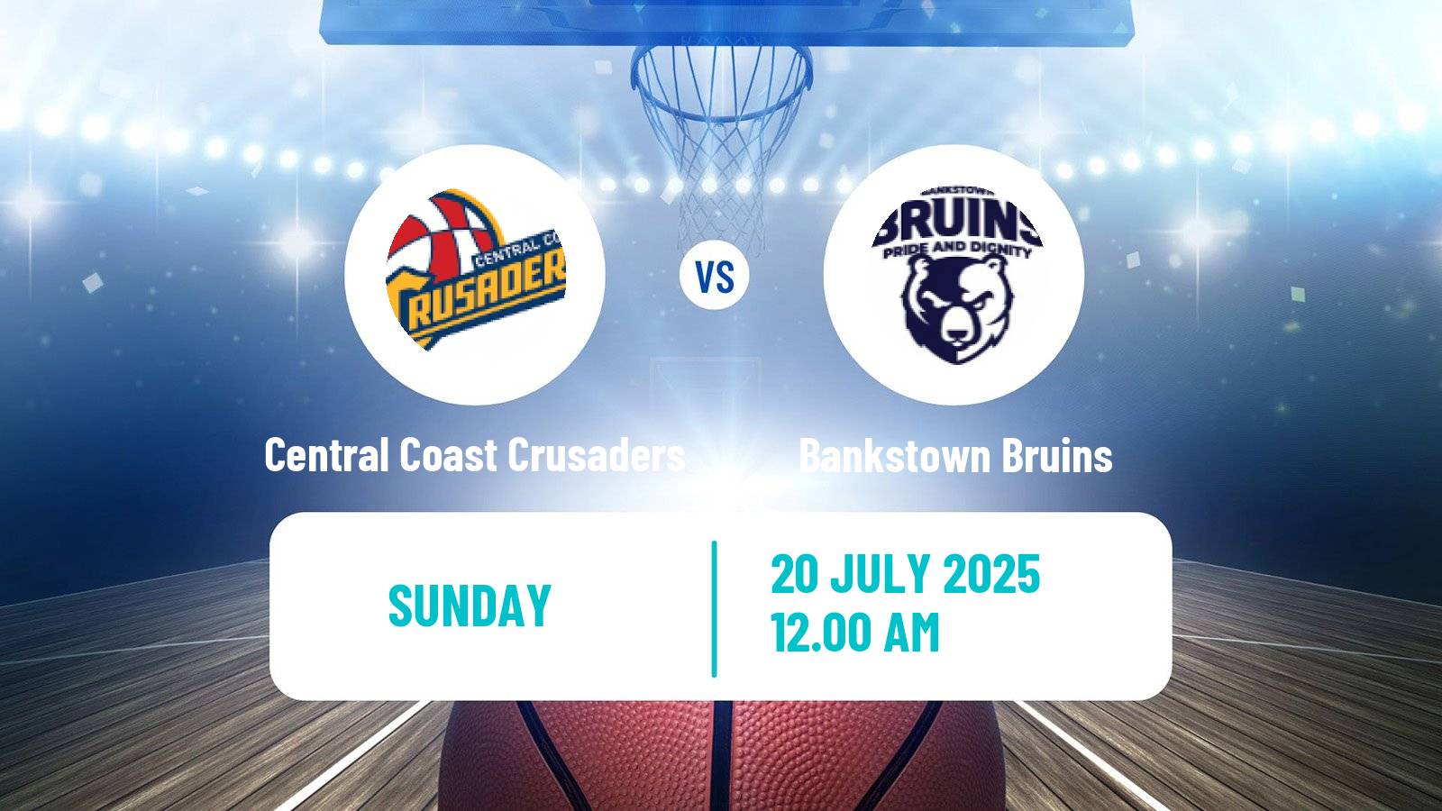 Basketball Australian NBL1 East Central Coast Crusaders - Bankstown Bruins