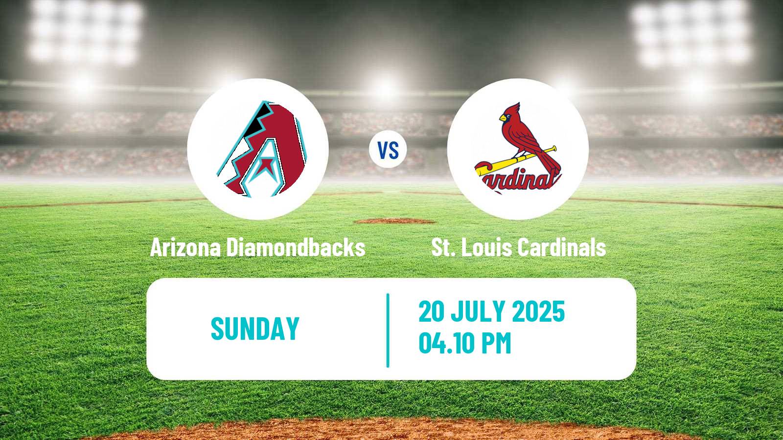 Baseball MLB Arizona Diamondbacks - St. Louis Cardinals