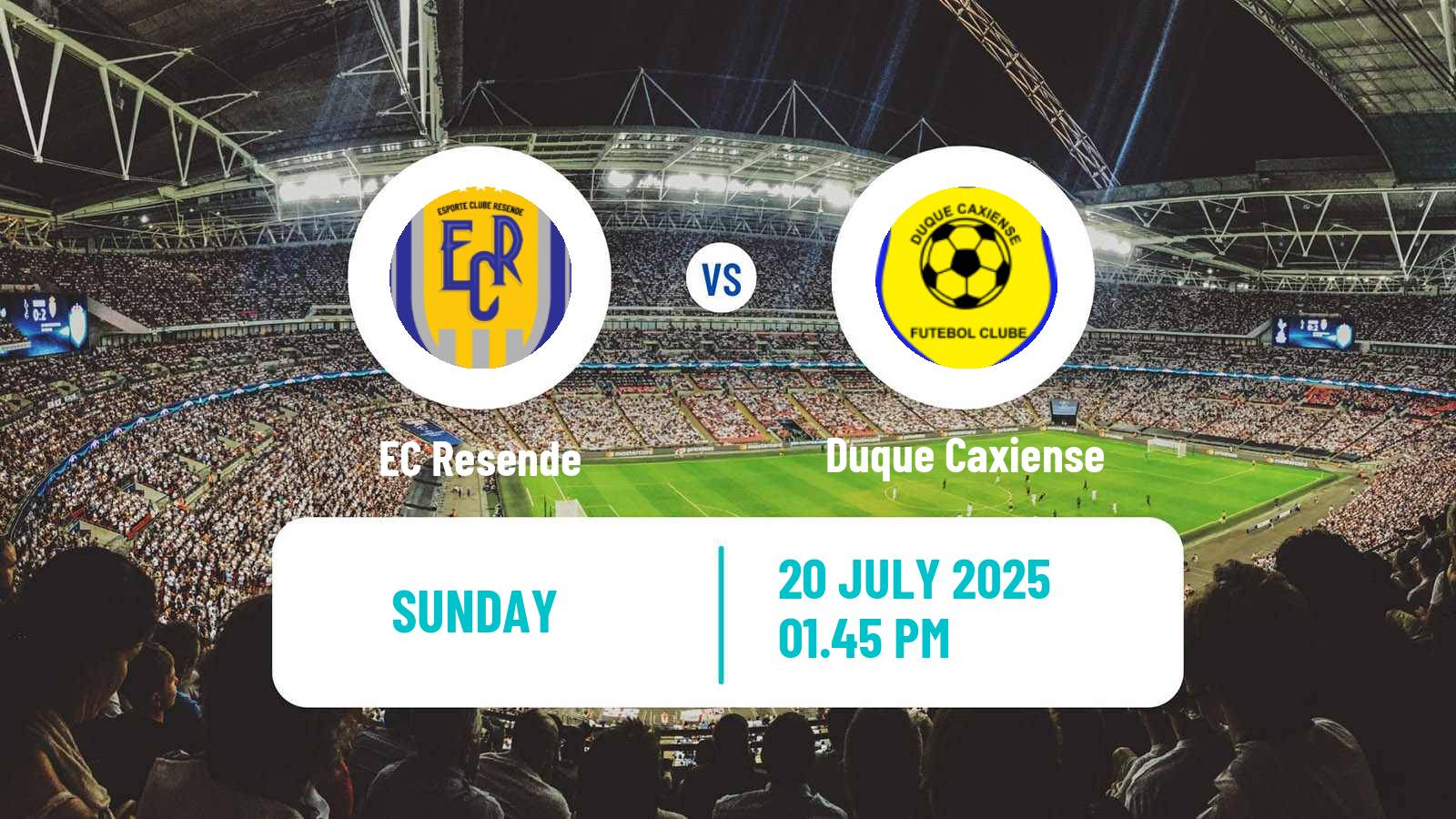 Football Brazilian Carioca C EC Resende - Duque Caxiense