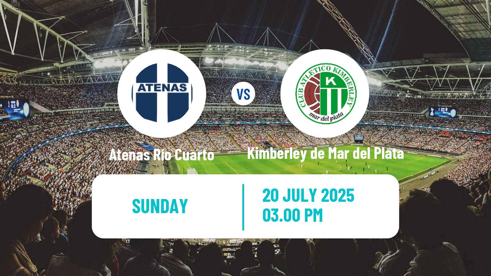 Football Argentinian Torneo Federal Atenas Río Cuarto - Kimberley de Mar del Plata