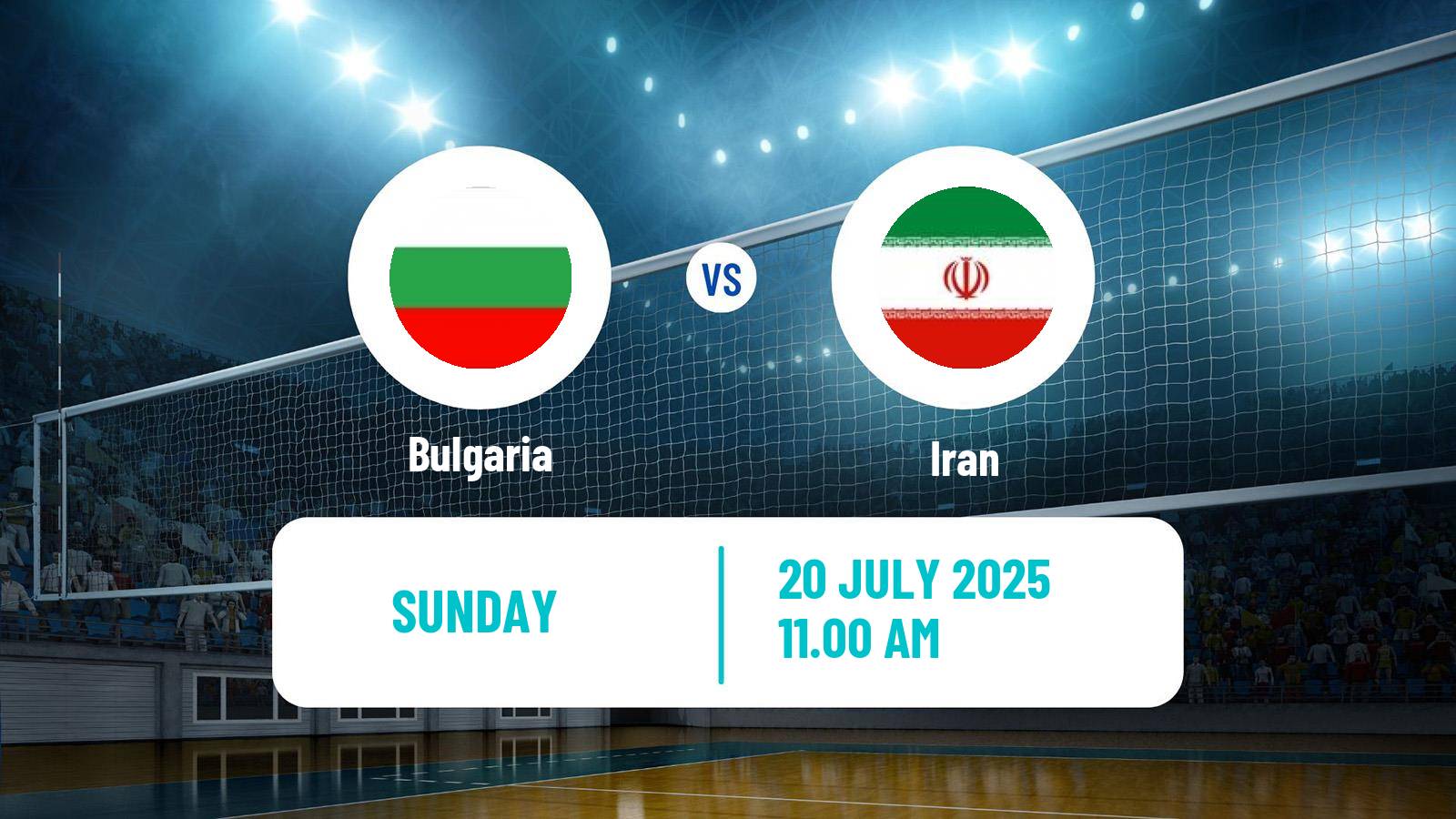 Volleyball Nations League Volleyball Bulgaria - Iran
