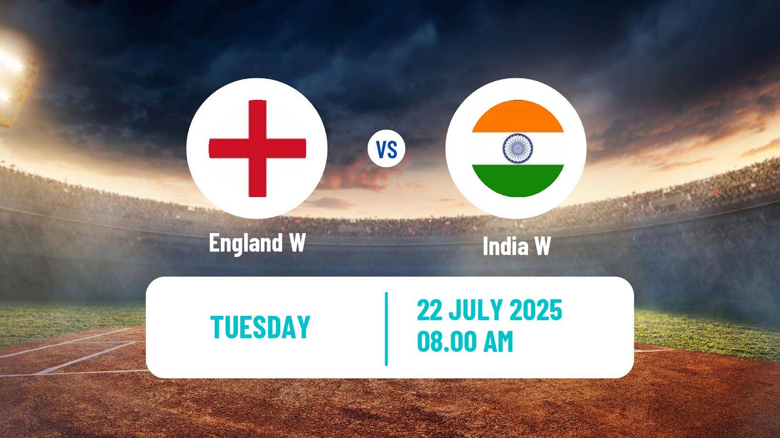 Cricket One Day International Women England W - India W