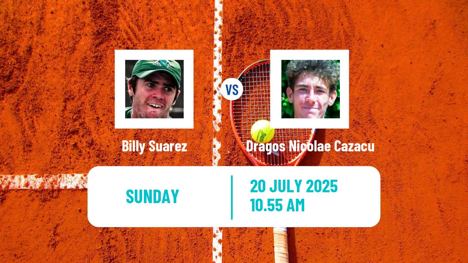 Tennis Tampere Challenger Men Billy Suarez - Dragos Nicolae Cazacu