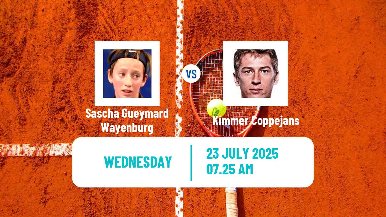 Tennis Tampere Challenger Men Sascha Gueymard Wayenburg - Kimmer Coppejans