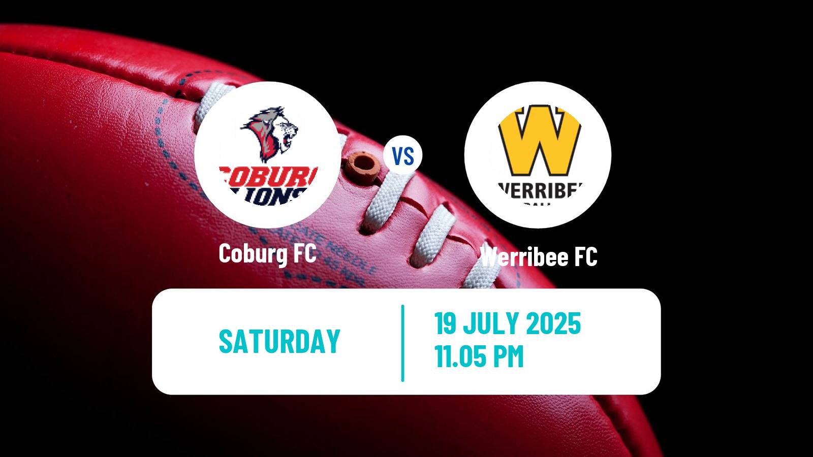 Aussie rules VFL Coburg - Werribee