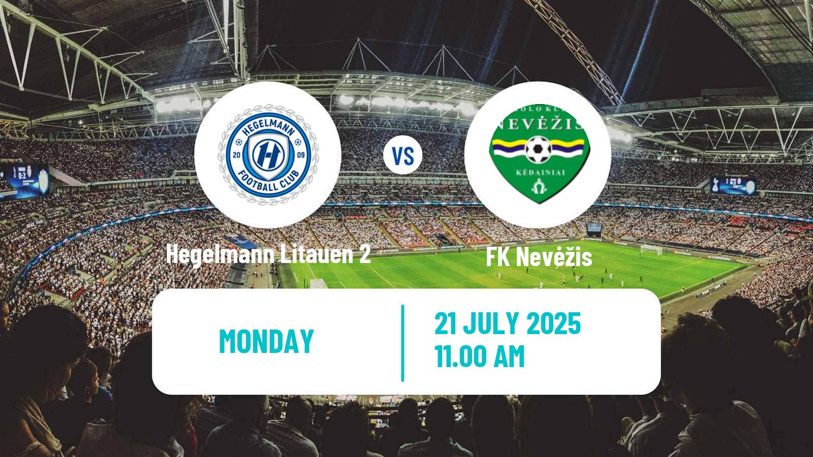 Football Lithuanian Division 2 Hegelmann Litauen 2 - Nevėžis