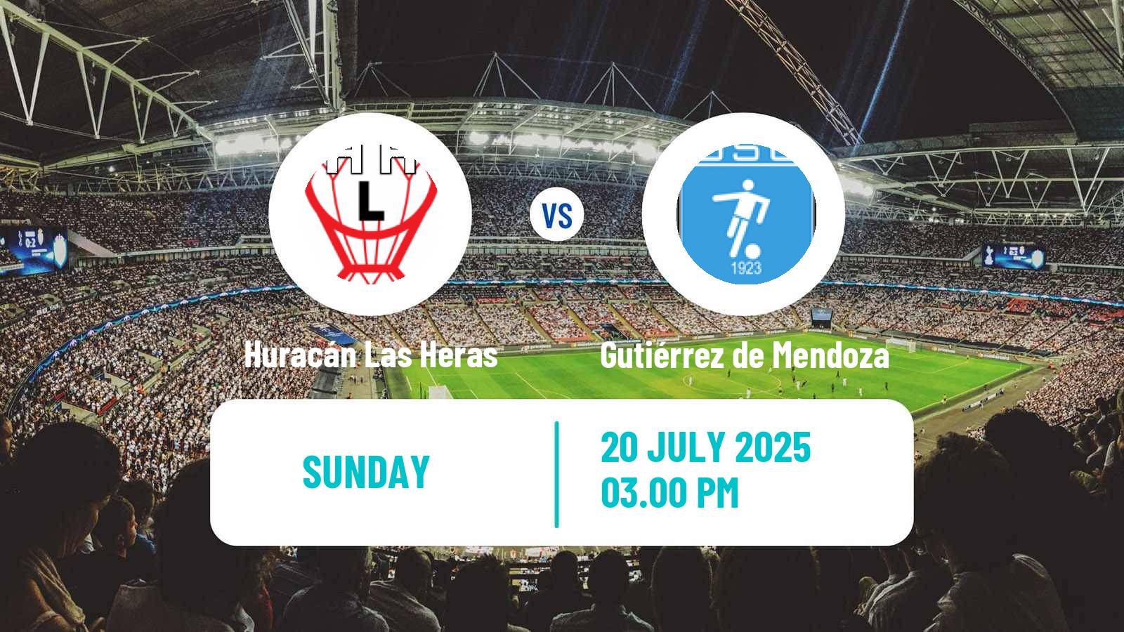 Football Argentinian Torneo Federal Huracán Las Heras - Gutiérrez de Mendoza