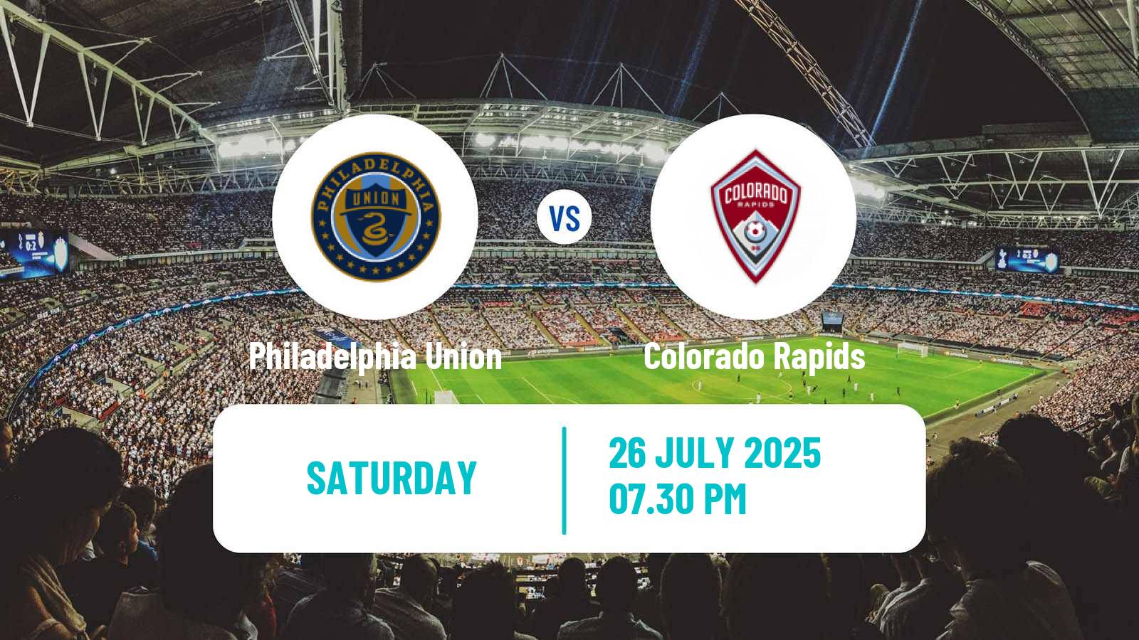 Football MLS Philadelphia Union - Colorado Rapids