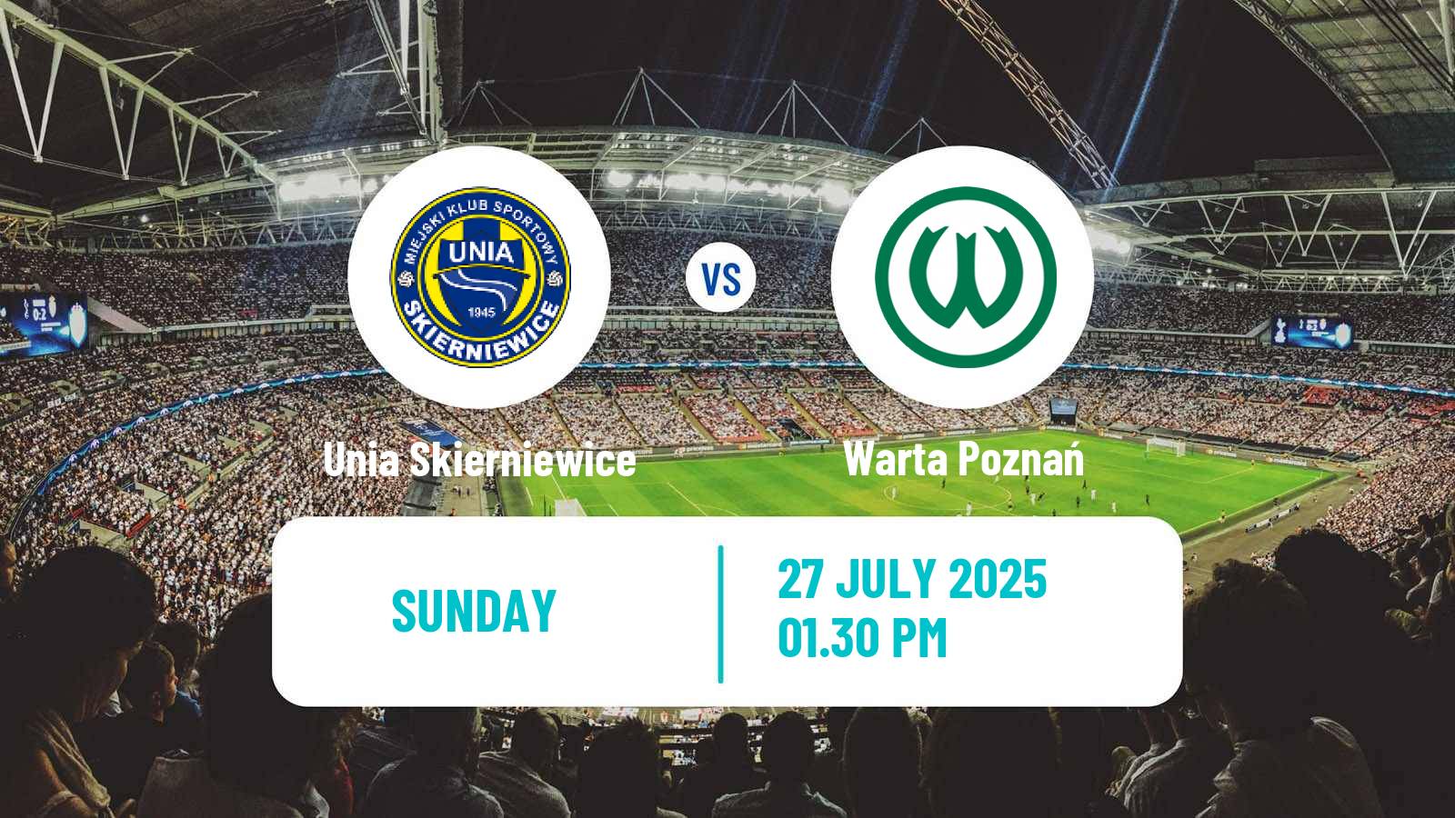 Football Polish Division 2 Unia Skierniewice - Warta Poznań