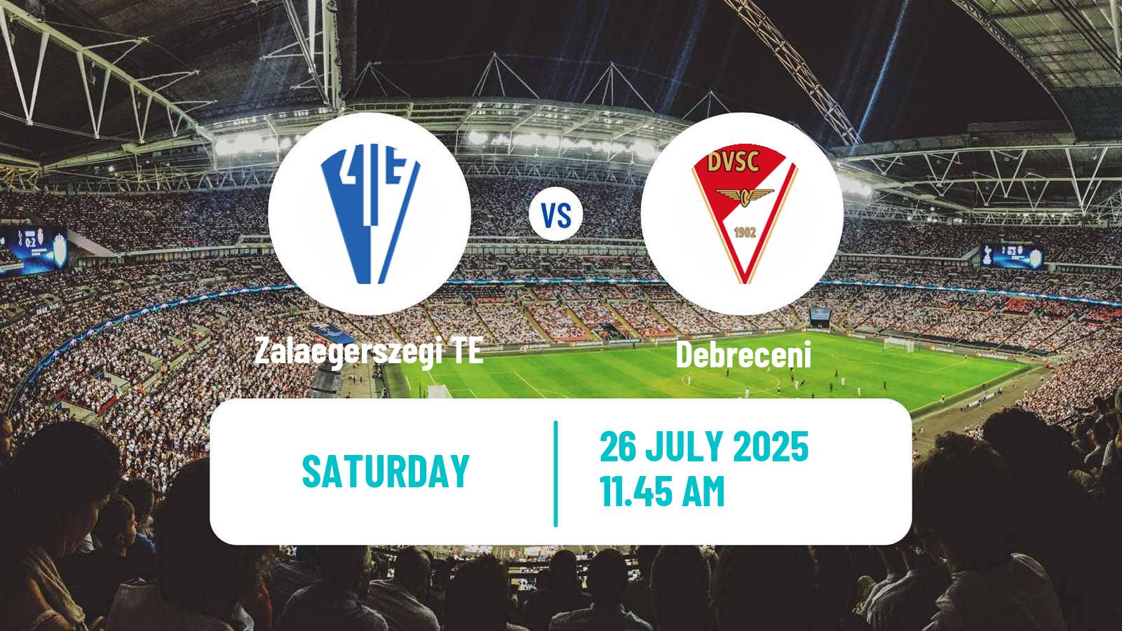 Football Hungarian NB I Zalaegerszegi TE - Debreceni