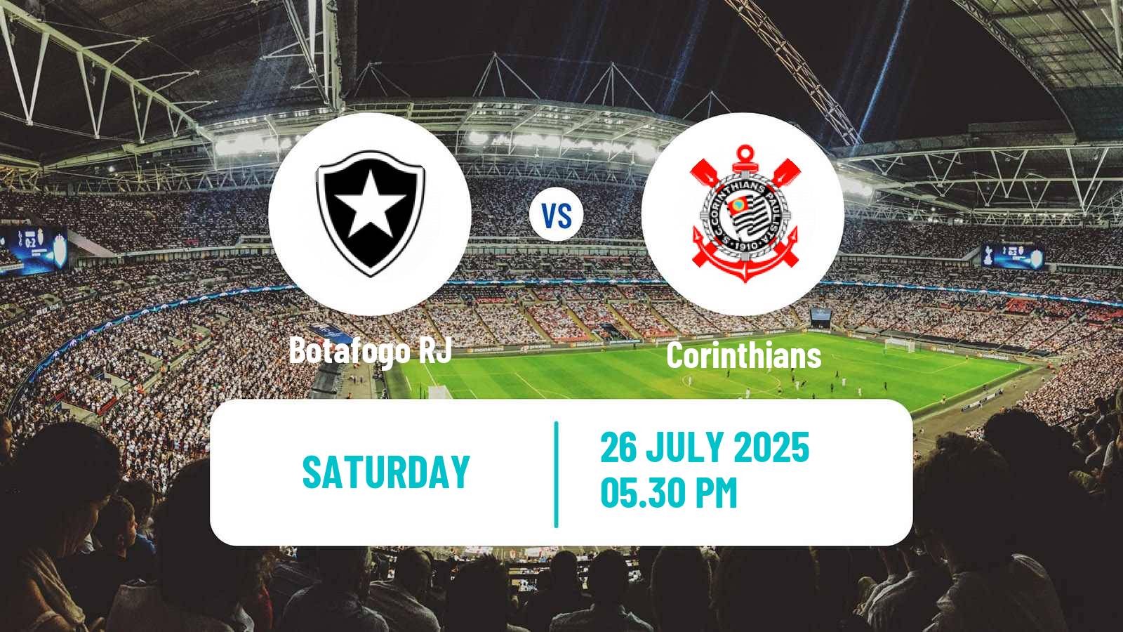 Football Brazilian Serie A Botafogo RJ - Corinthians
