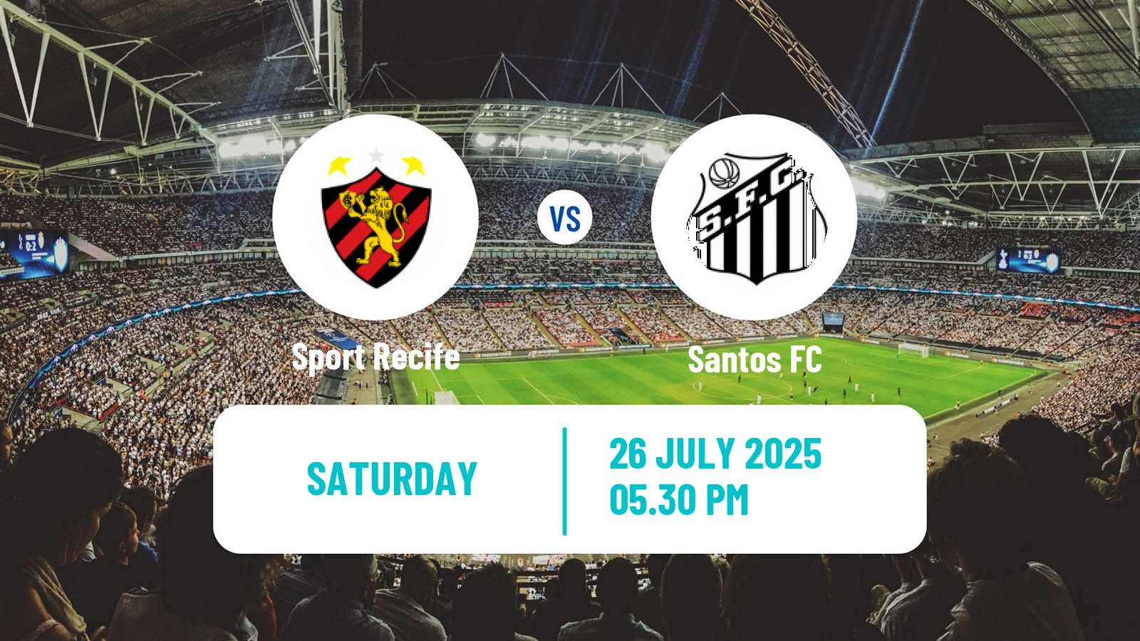 Football Brazilian Serie A Sport Recife - Santos