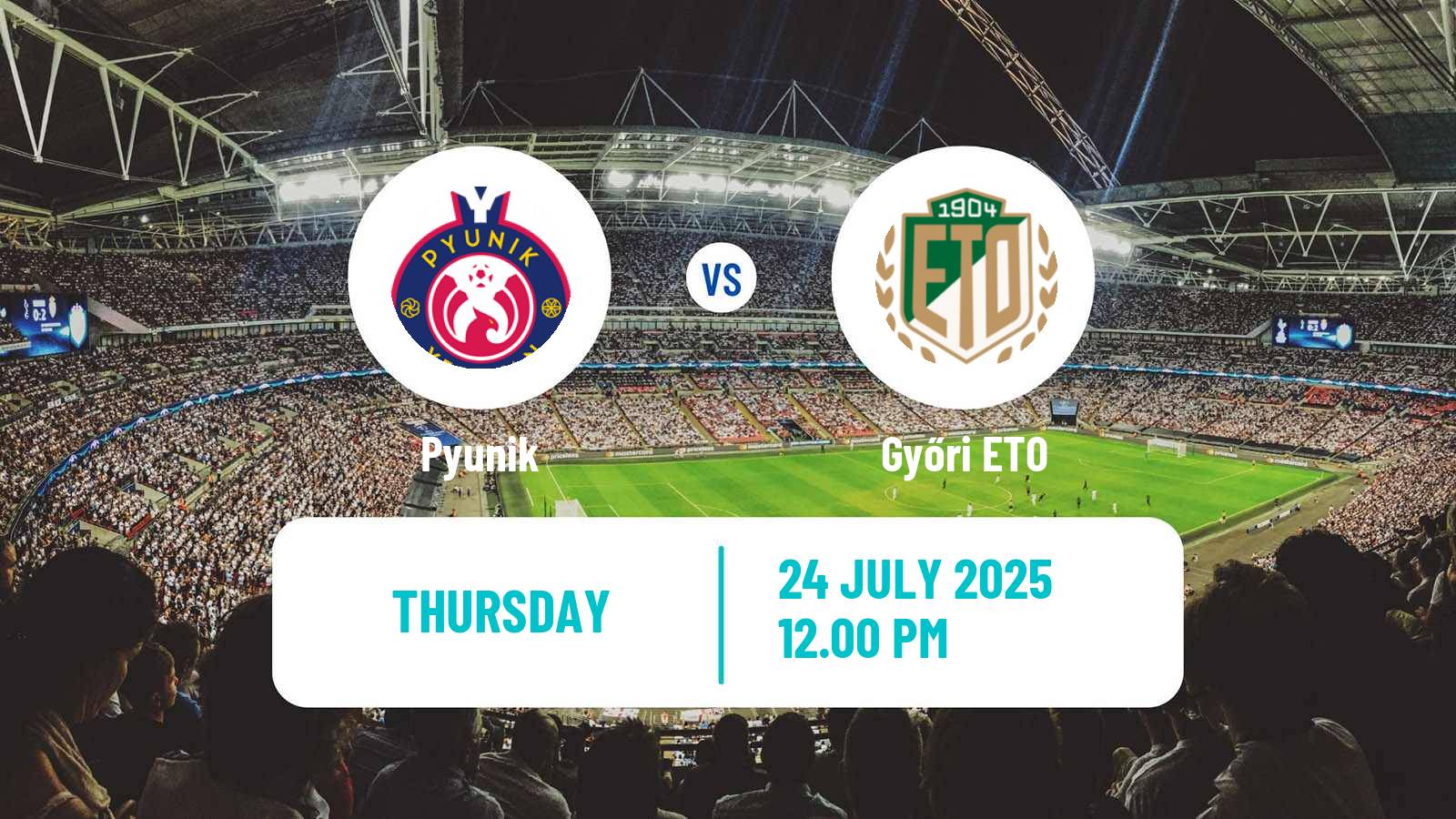 Football UEFA Europa Conference League Pyunik - Győri ETO