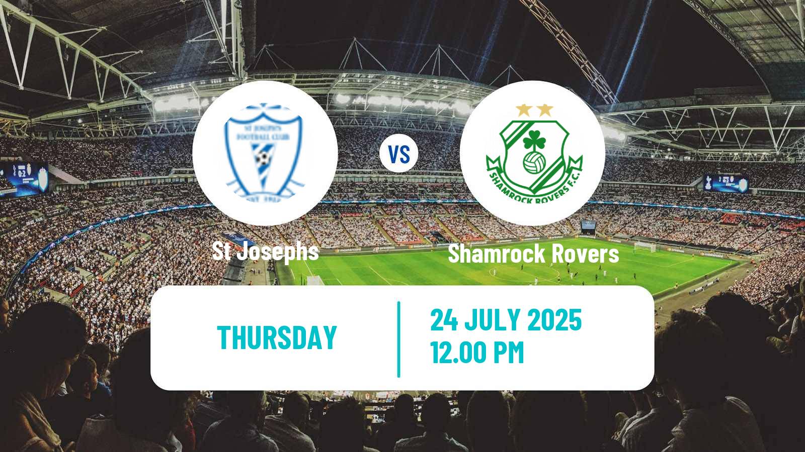 Football UEFA Europa Conference League St Josephs - Shamrock Rovers