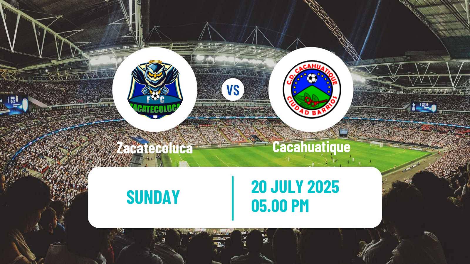 Football El Salvador Primera Division Zacatecoluca - Cacahuatique