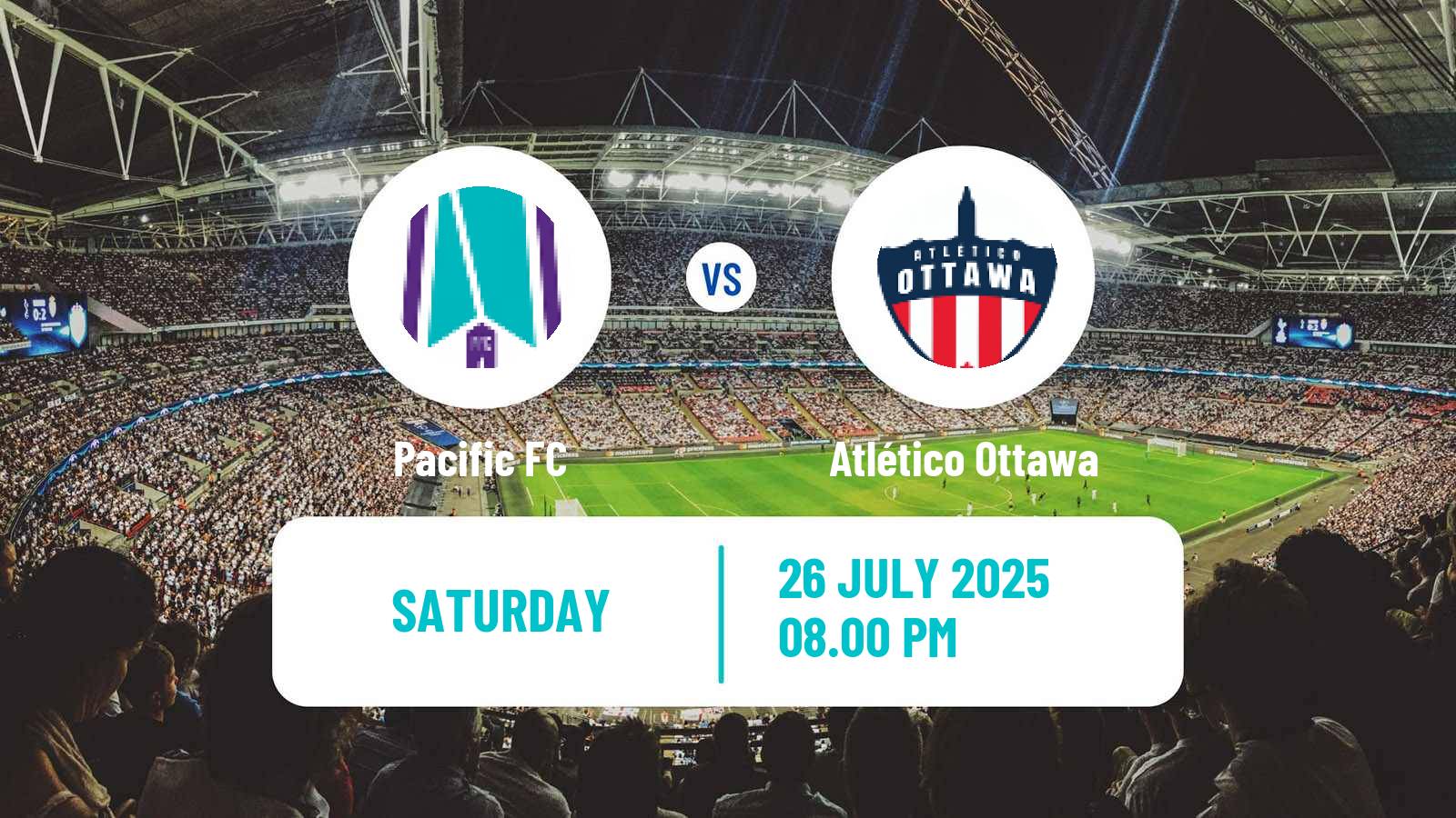 Football Canadian Premier League Pacific FC - Atlético Ottawa