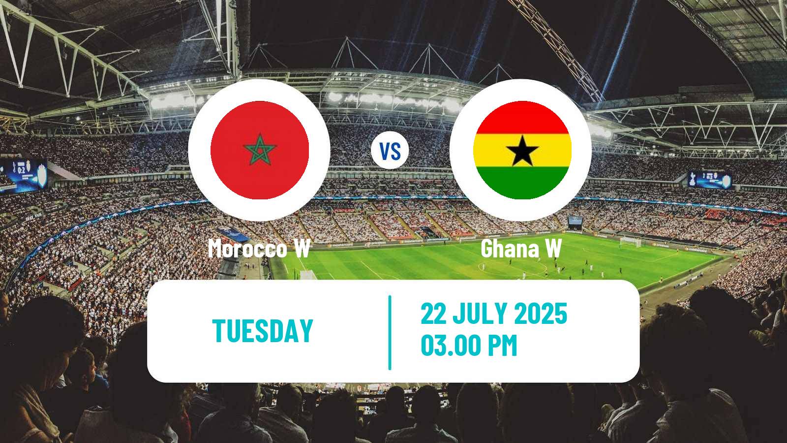 Football Africa Cup of Nations Women Morocco W - Ghana W