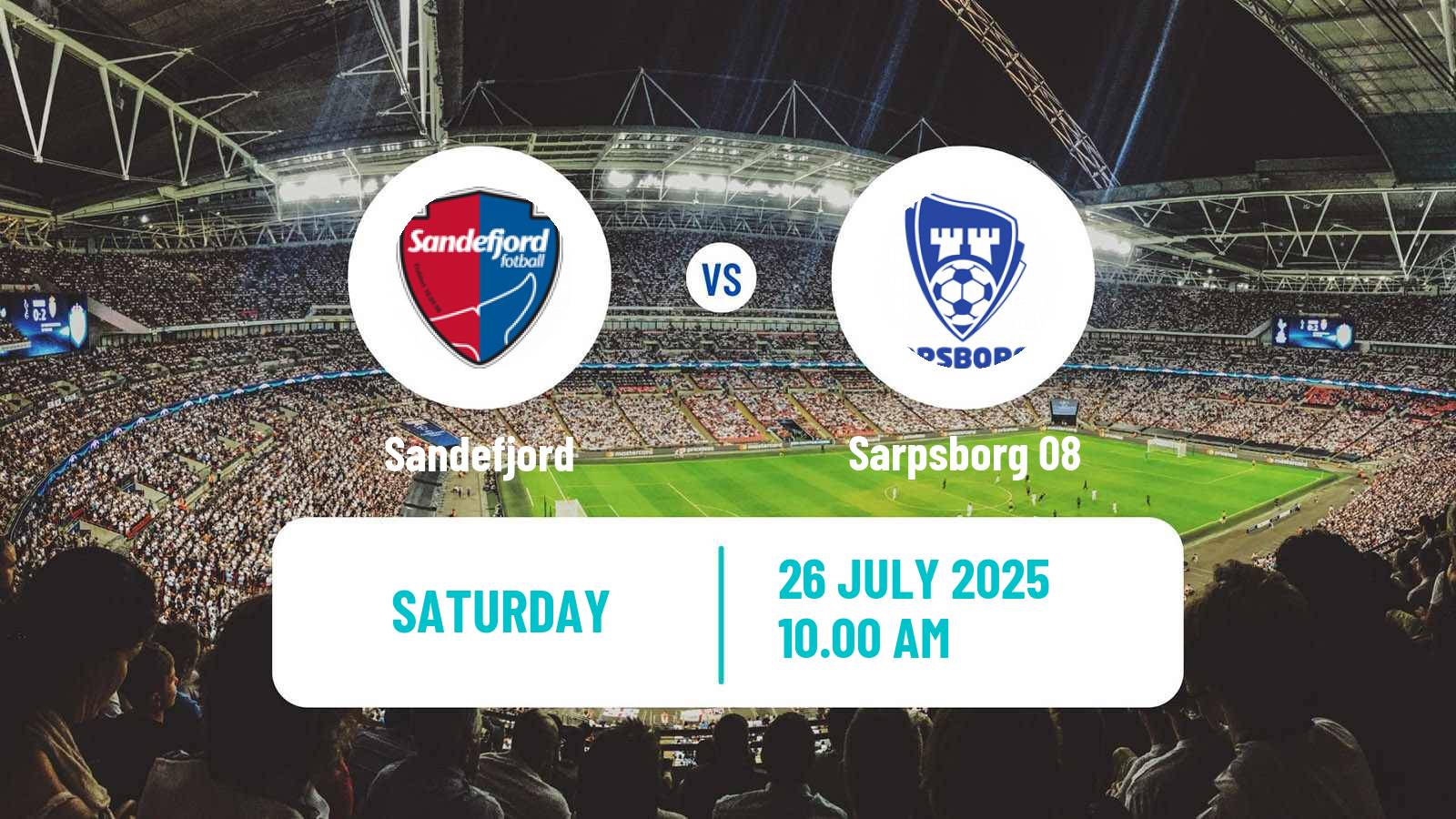 Football Norwegian Eliteserien Sandefjord - Sarpsborg 08