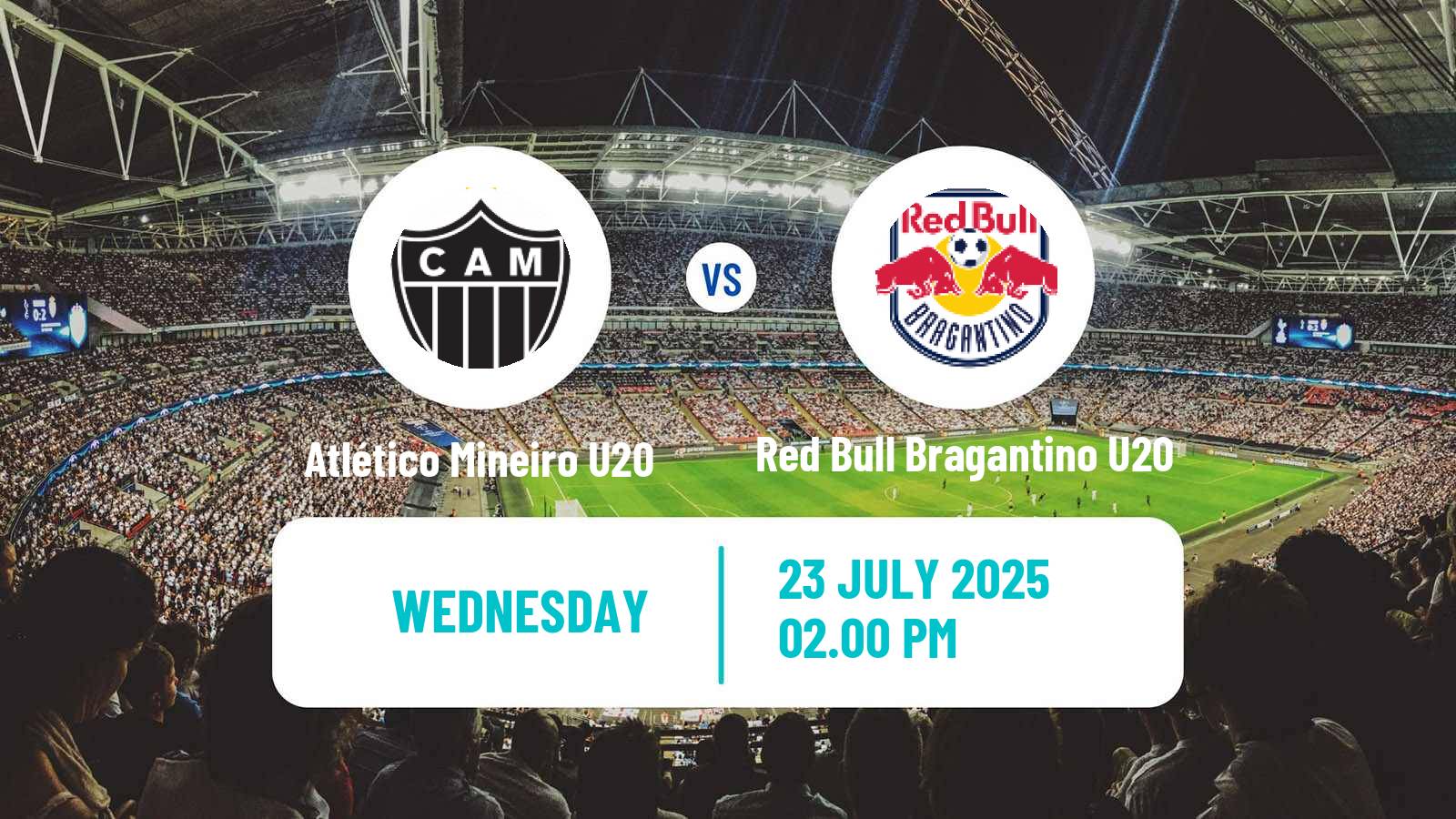 Football Brasileiro U20 Atlético Mineiro U20 - Red Bull Bragantino U20