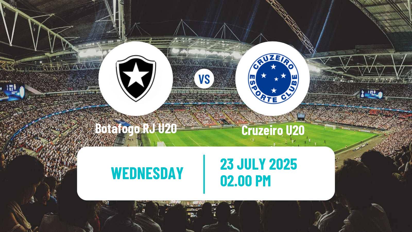 Football Brasileiro U20 Botafogo RJ U20 - Cruzeiro U20