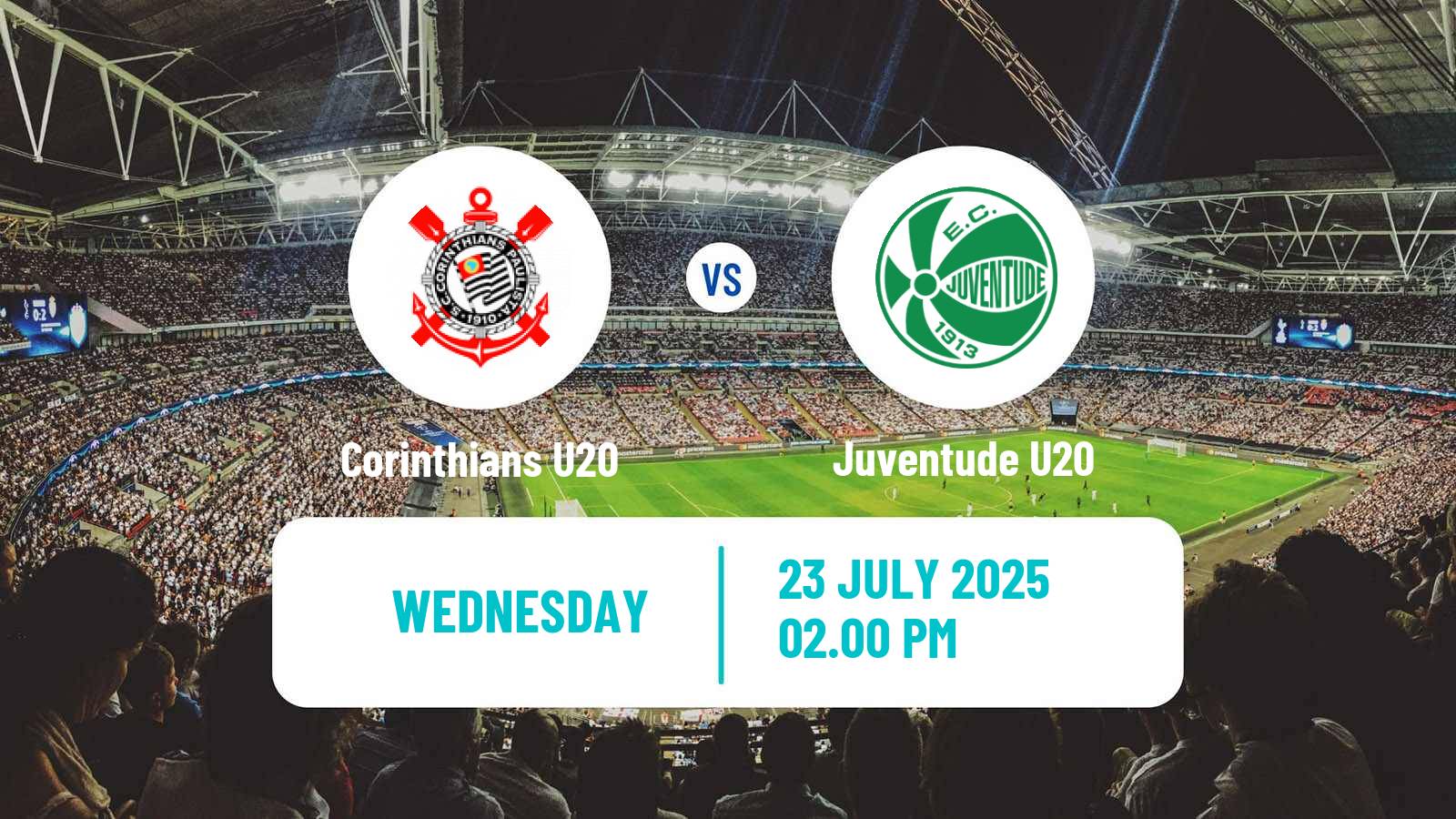 Football Brasileiro U20 Corinthians U20 - Juventude U20