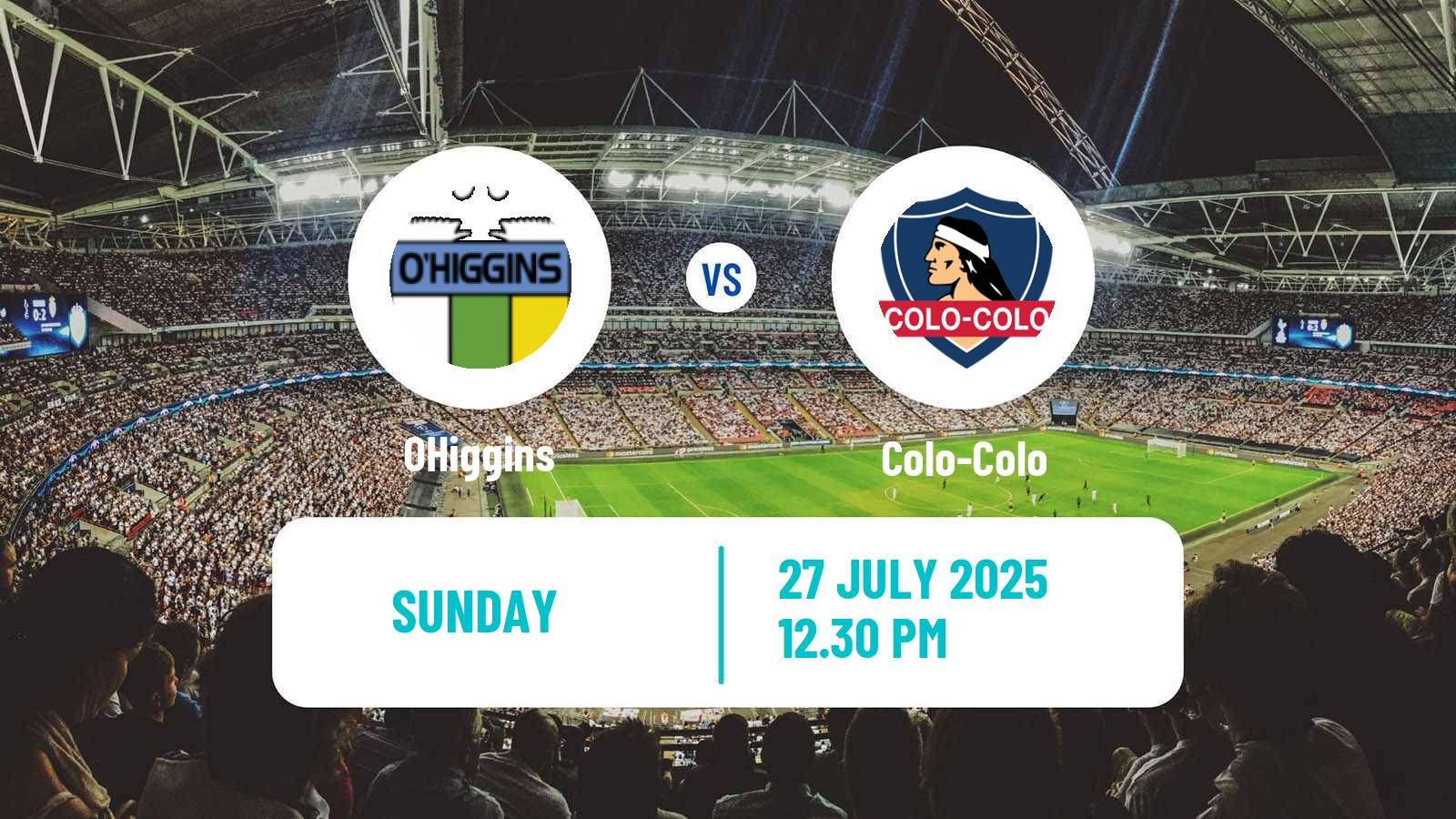 Football Chilean Primera Division OHiggins - Colo-Colo